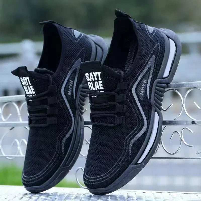 Herrenschuhe, modische Slip-On-Sneakers, Sport-Laufschuhe, atmungsaktiv, fürs Fitnessstudio, zum Wandern, Tennisschuhe, rutschfeste Workout-Flats