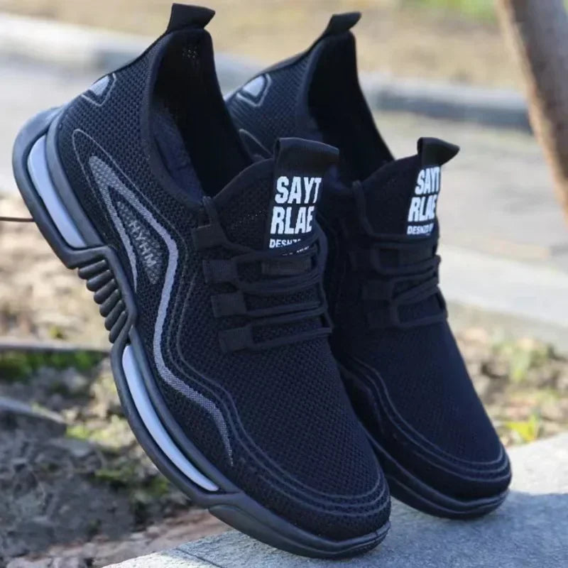 Herrenschuhe, modische Slip-On-Sneakers, Sport-Laufschuhe, atmungsaktiv, fürs Fitnessstudio, zum Wandern, Tennisschuhe, rutschfeste Workout-Flats