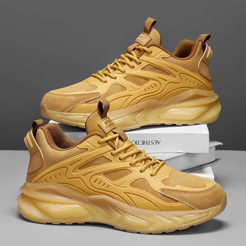 YRZL Sportschuhe für Herren, leichte Laufschuhe, atmungsaktive Mesh-Sneaker, rutschfest, bequem, für den Außenbereich
