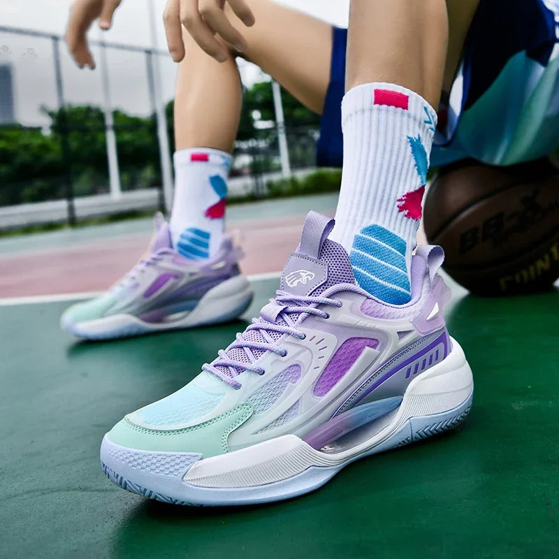 Männer Frauen Basketball Schuhe Mode Leichte Atmungsaktive Sport Schuhe Training Athletisch Turnschuhe Männer Zapatos Casuales De Hombre