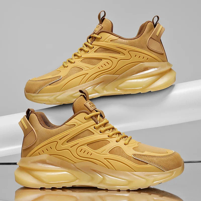 YRZL Sportschuhe für Herren, leichte Laufschuhe, atmungsaktive Mesh-Sneaker, rutschfest, bequem, für den Außenbereich