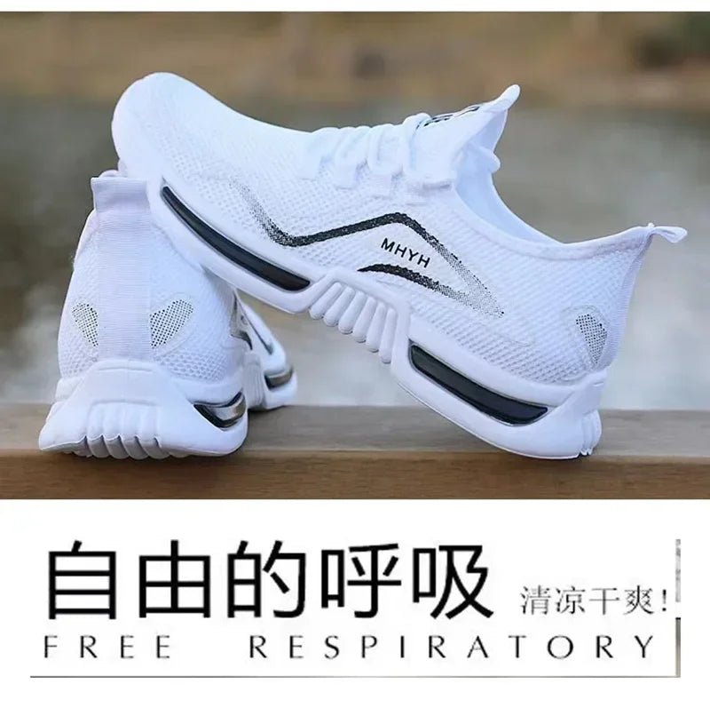 Herrenschuhe, modische Slip-On-Sneakers, Sport-Laufschuhe, atmungsaktiv, fürs Fitnessstudio, zum Wandern, Tennisschuhe, rutschfeste Workout-Flats