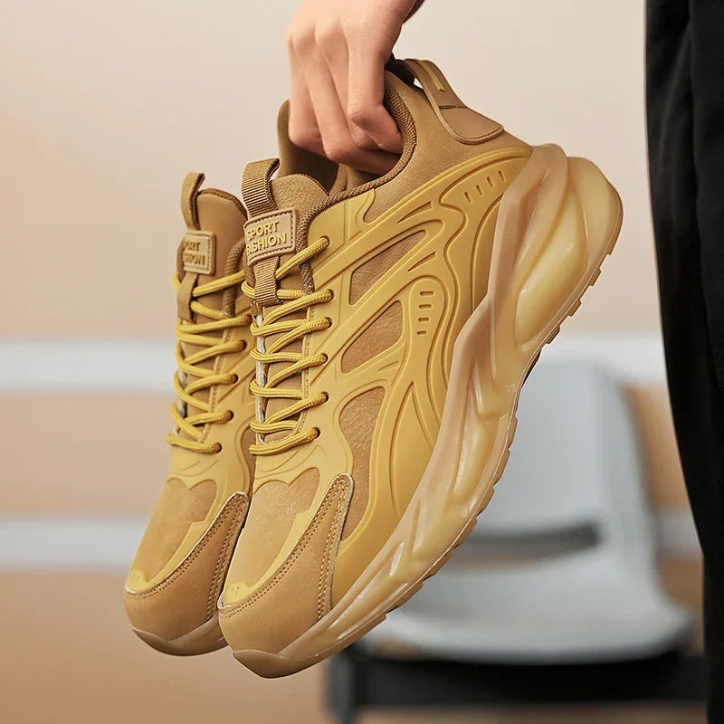 YRZL Sportschuhe für Herren, leichte Laufschuhe, atmungsaktive Mesh-Sneaker, rutschfest, bequem, für den Außenbereich