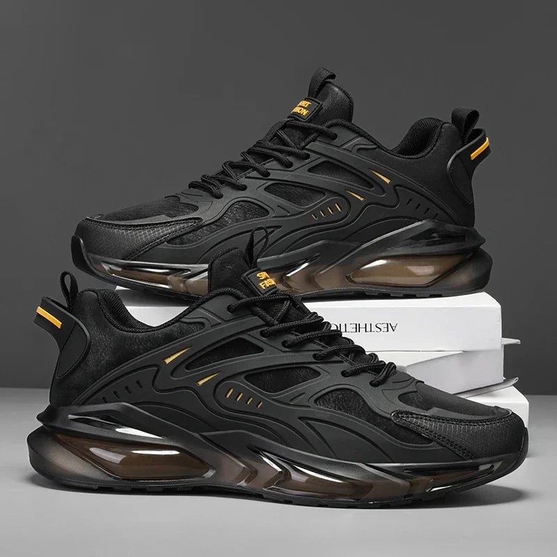 YRZL Sportschuhe für Herren, leichte Laufschuhe, atmungsaktive Mesh-Sneaker, rutschfest, bequem, für den Außenbereich