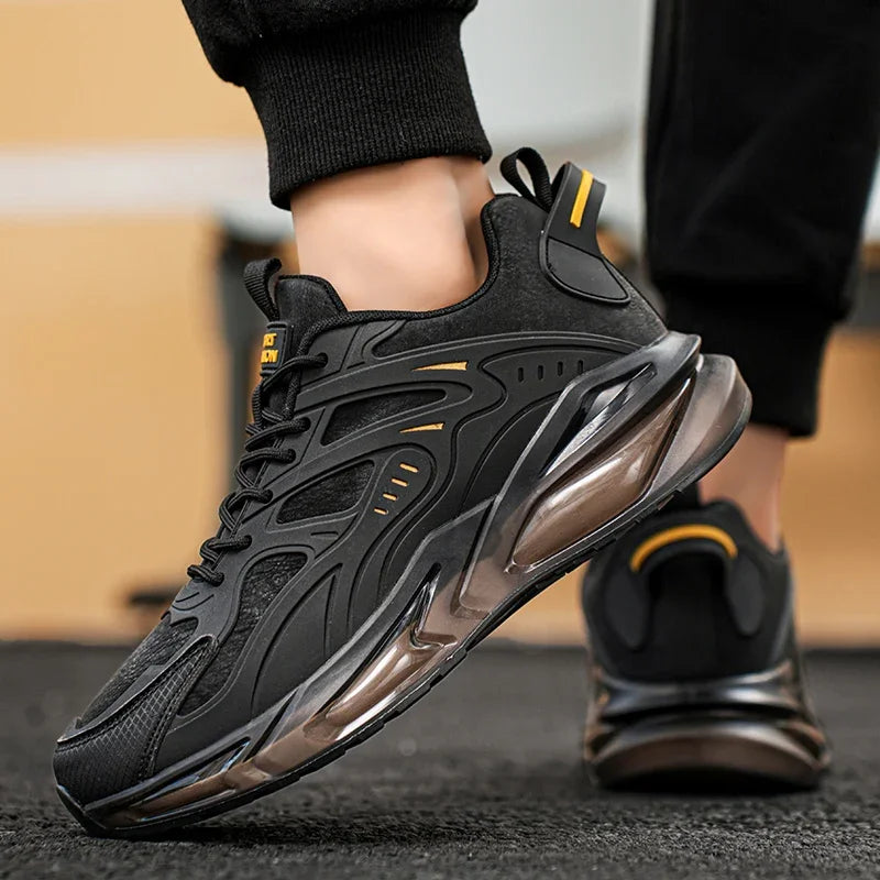 YRZL Sportschuhe für Herren, leichte Laufschuhe, atmungsaktive Mesh-Sneaker, rutschfest, bequem, für den Außenbereich