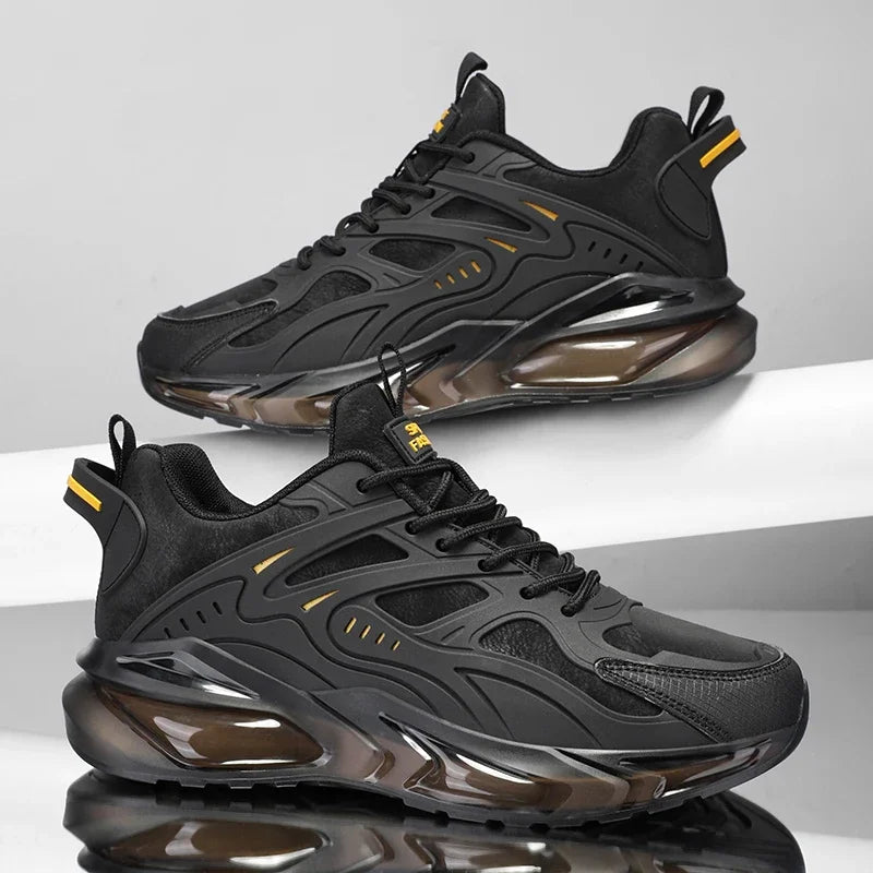 YRZL Sportschuhe für Herren, leichte Laufschuhe, atmungsaktive Mesh-Sneaker, rutschfest, bequem, für den Außenbereich