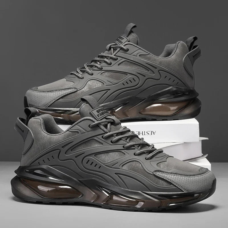 YRZL Sportschuhe für Herren, leichte Laufschuhe, atmungsaktive Mesh-Sneaker, rutschfest, bequem, für den Außenbereich