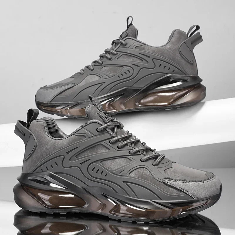 YRZL Sportschuhe für Herren, leichte Laufschuhe, atmungsaktive Mesh-Sneaker, rutschfest, bequem, für den Außenbereich